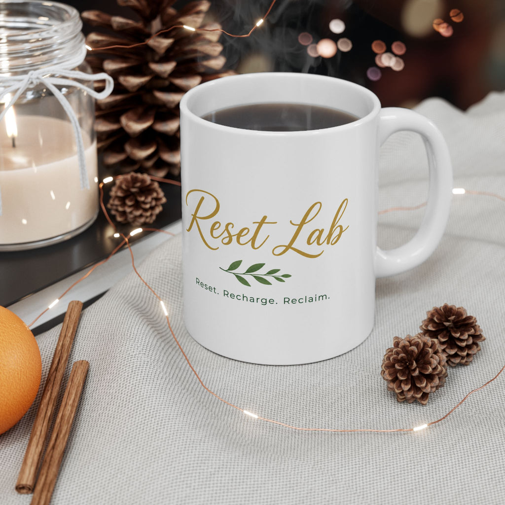 Reset Lab Mug | Reset. Recharge. Reclaim.