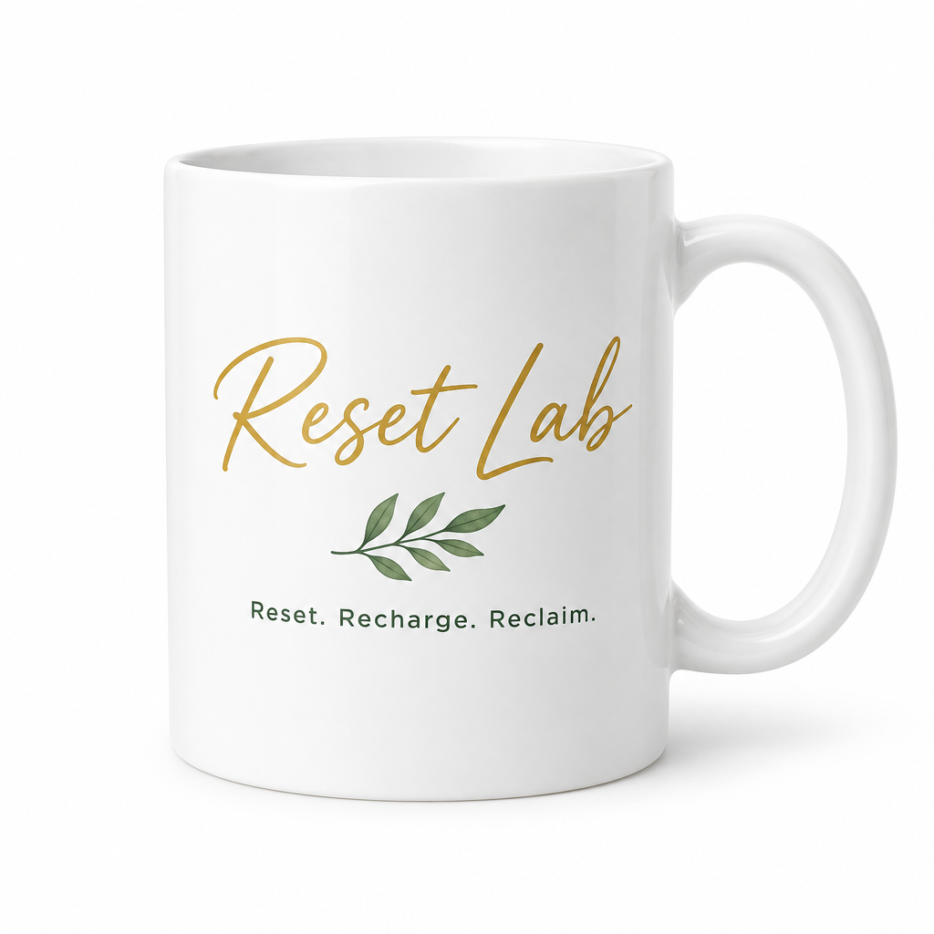 Reset Lab Mug | Reset. Recharge. Reclaim.