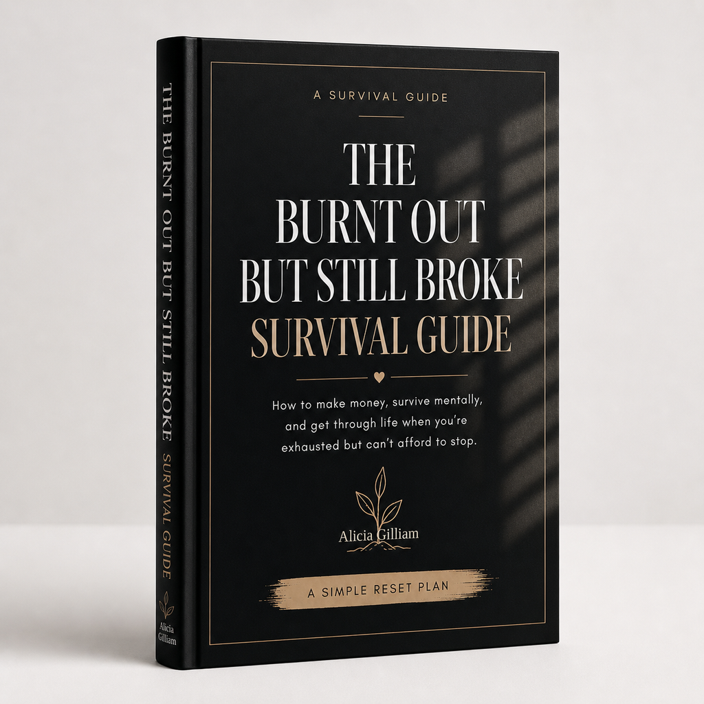 The Burnt Out But Still Broke Survival Guide[Digital E-book/Money Mindset/Self Help/Financial Wellness/Burnout Recovery/PDF Download]
