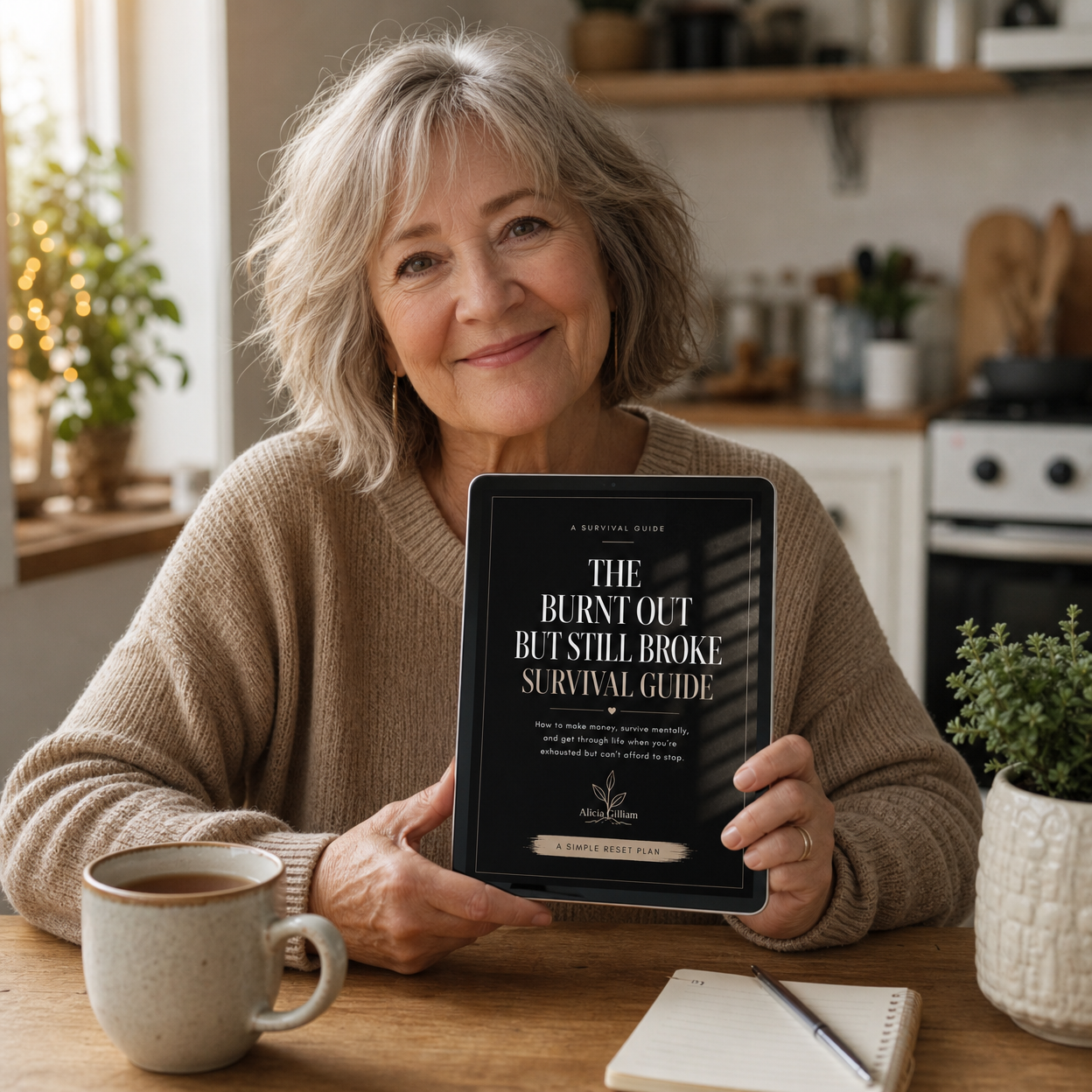 The Burnt Out But Still Broke Survival Guide[Digital E-book/Money Mindset/Self Help/Financial Wellness/Burnout Recovery/PDF Download]